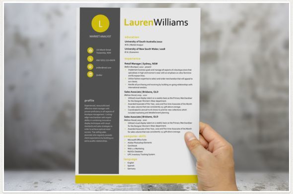 modern resume templates docx to make recruiters awe