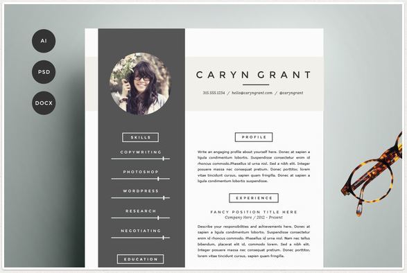 Graphic design resume, designer, samples, examples, job 