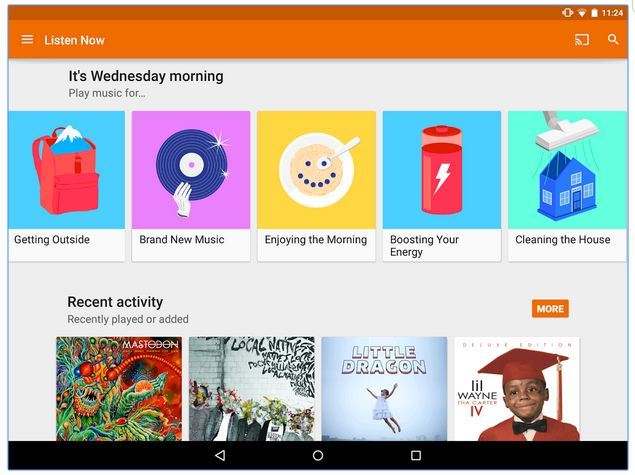 Android Google play music