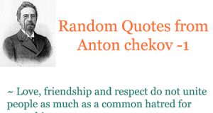 Anton chekov quotes part 1