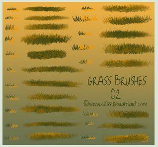 grass pencil photoshop