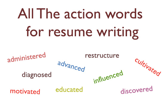 Action Verbs For Resume Or Resume Action Words List