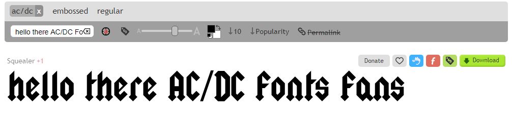 Ac Dc Font Generator Similar Lightning Bolt Fonts Texty Cafe