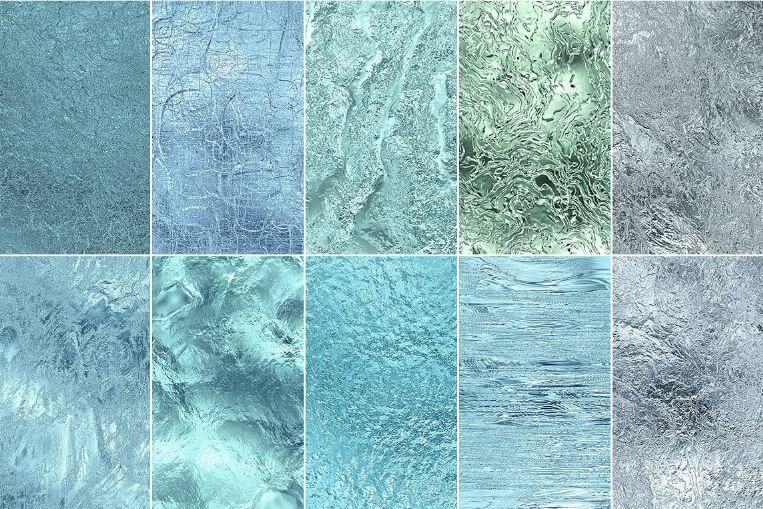 Freezing Ice texture packs with unique patterns - Texty Cafe