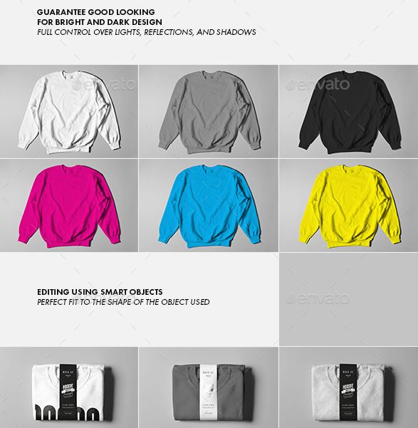 Download Sweater Mockup Templates- Smart, Ugly, Men's & Women's ...