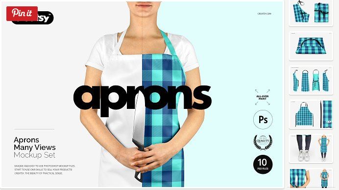 Download 20 Apron Mockup Psd Templates For All Kinds Of Apron Texty Cafe