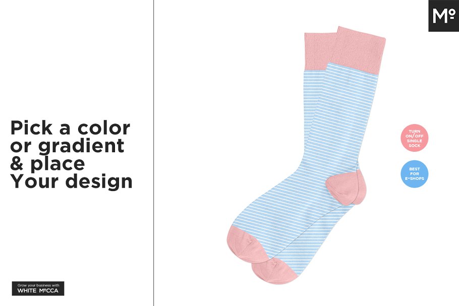 socks design template