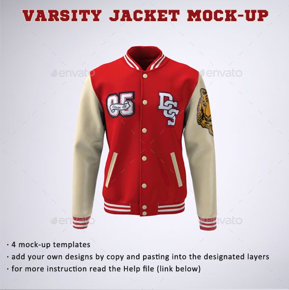 Download Jacket Mockup Varsity And Bomber Jacket Templates Psd Texty Cafe