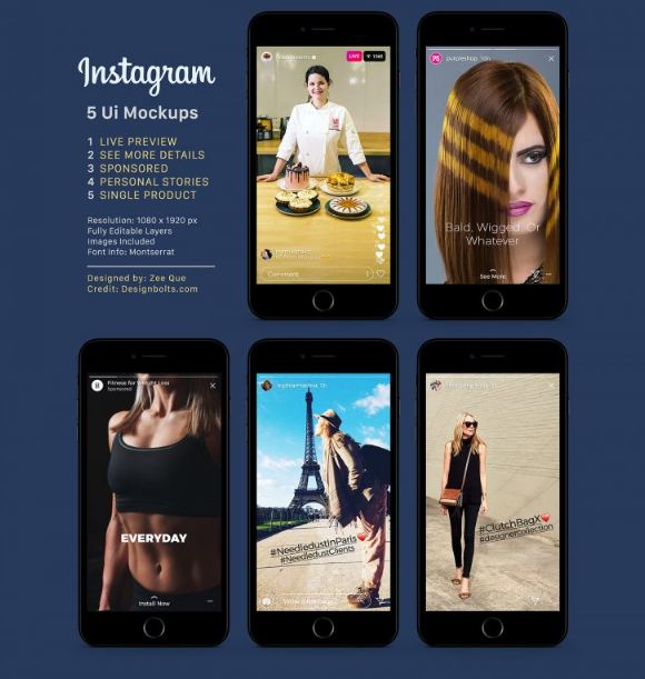Download 17 Free Instagram Mockup Psd Template Of All Kinds Texty Cafe