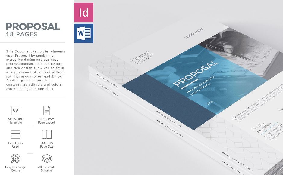 modern microsoft word template for business proposal