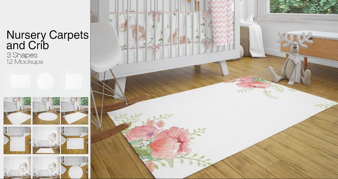 Carpet Mockup Templates and Doormat Mockups - Texty Cafe