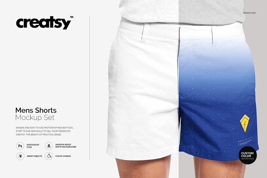 Free Basketball Shorts Mockup Set in PSD for Photoshop
