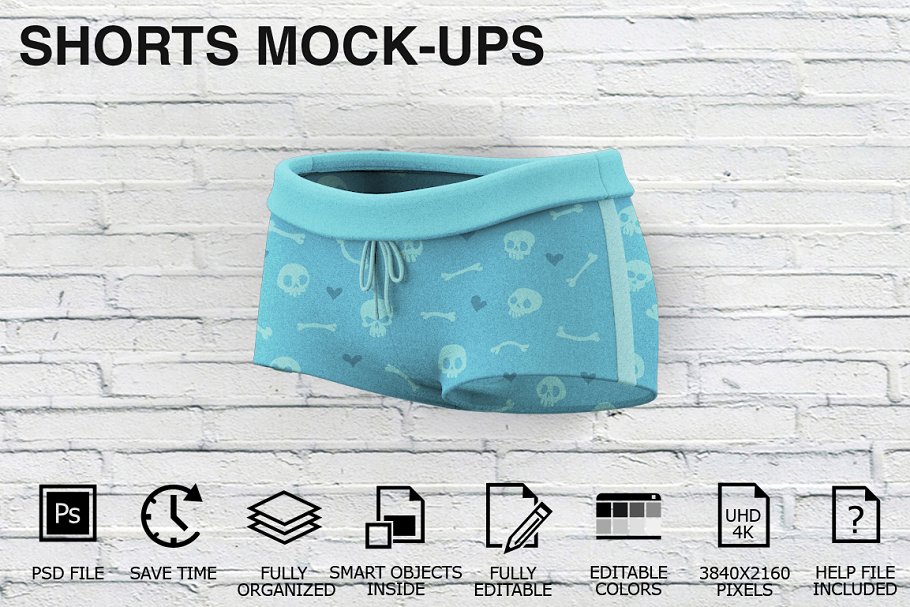 Download 40+ Shorts Mockup PSD Templates for Men & Women - Texty Cafe