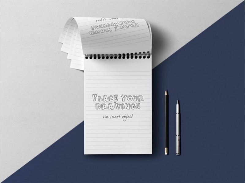 Download 20+ Notepad Mockups Free Psd Templates - Texty Cafe