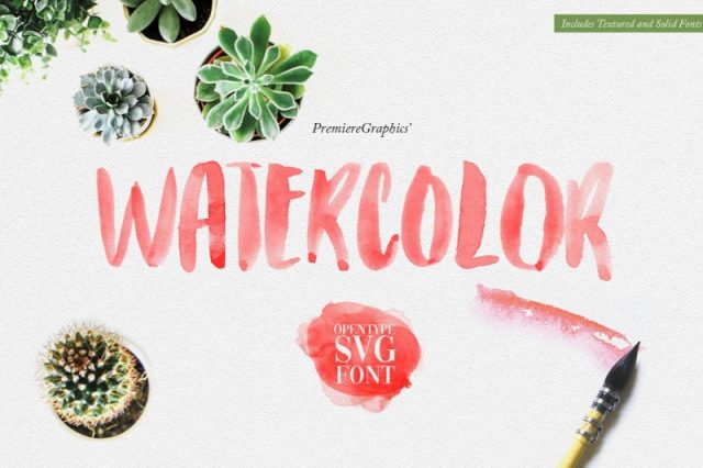 Watercolor Font Downloads For Gorgeous Lettering Texty Cafe