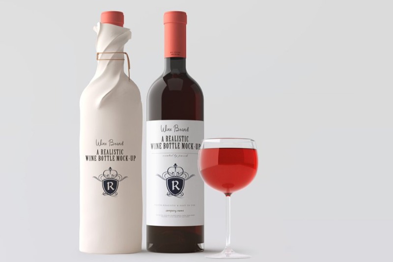 Download 36 Elegant Wine Bottle Mockup Psd And Label Templates Texty Cafe
