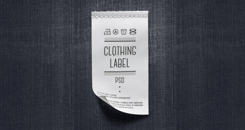 Download 30 Clothing Label Mockup templates for apparel tag designs ...