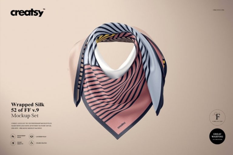 Download 22 Bandana & Scarf Mockup Psd Templates - All Kinds ...