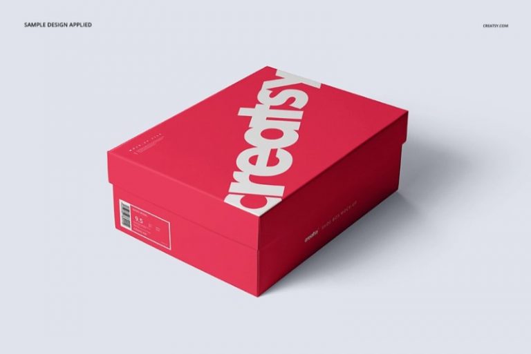 Download 23 Shoe Box Mockup Design Templates (Square & more) - Texty Cafe