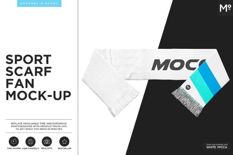 Download Scarf Mockup Free Download Radea