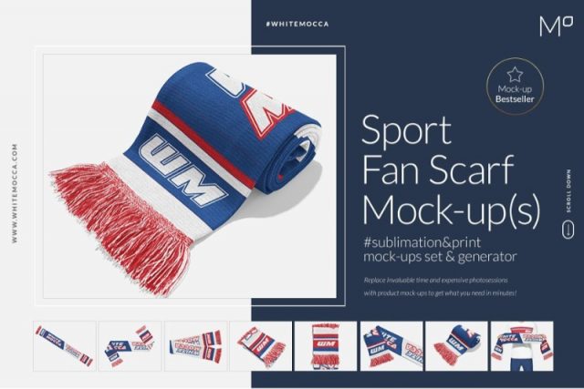 Download 22 Bandana & Scarf Mockup Psd Templates - All Kinds ...