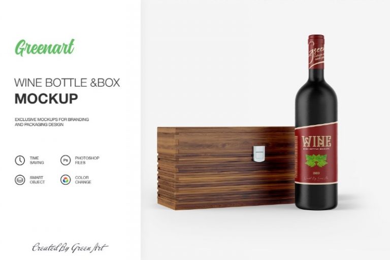 15 Wine Box Mockup & Packaging PSD Templates - Texty Cafe