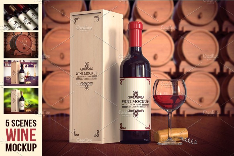 Download 15 Wine Box Mockup Packaging Psd Templates Texty Cafe