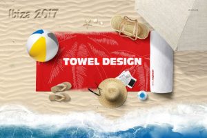 Download 50+ Towel Mockup PSD for Beach, Bath, Tea, Gym (free and premium) - Texty Cafe