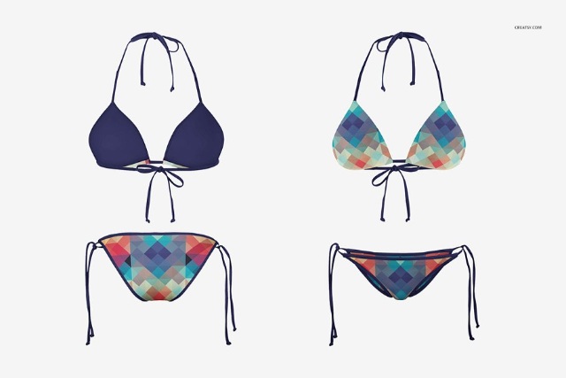 15 Bikini & Swimsuit Mockup PSD Templates - Texty Cafe