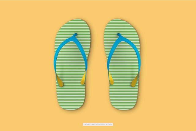 Download Sandals, Slippers & Flip Flop Mockup Psd Templates - Texty ...