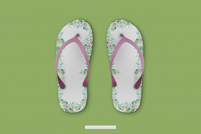 Download Sandals Slippers Flip Flop Mockup Psd Templates Texty Cafe